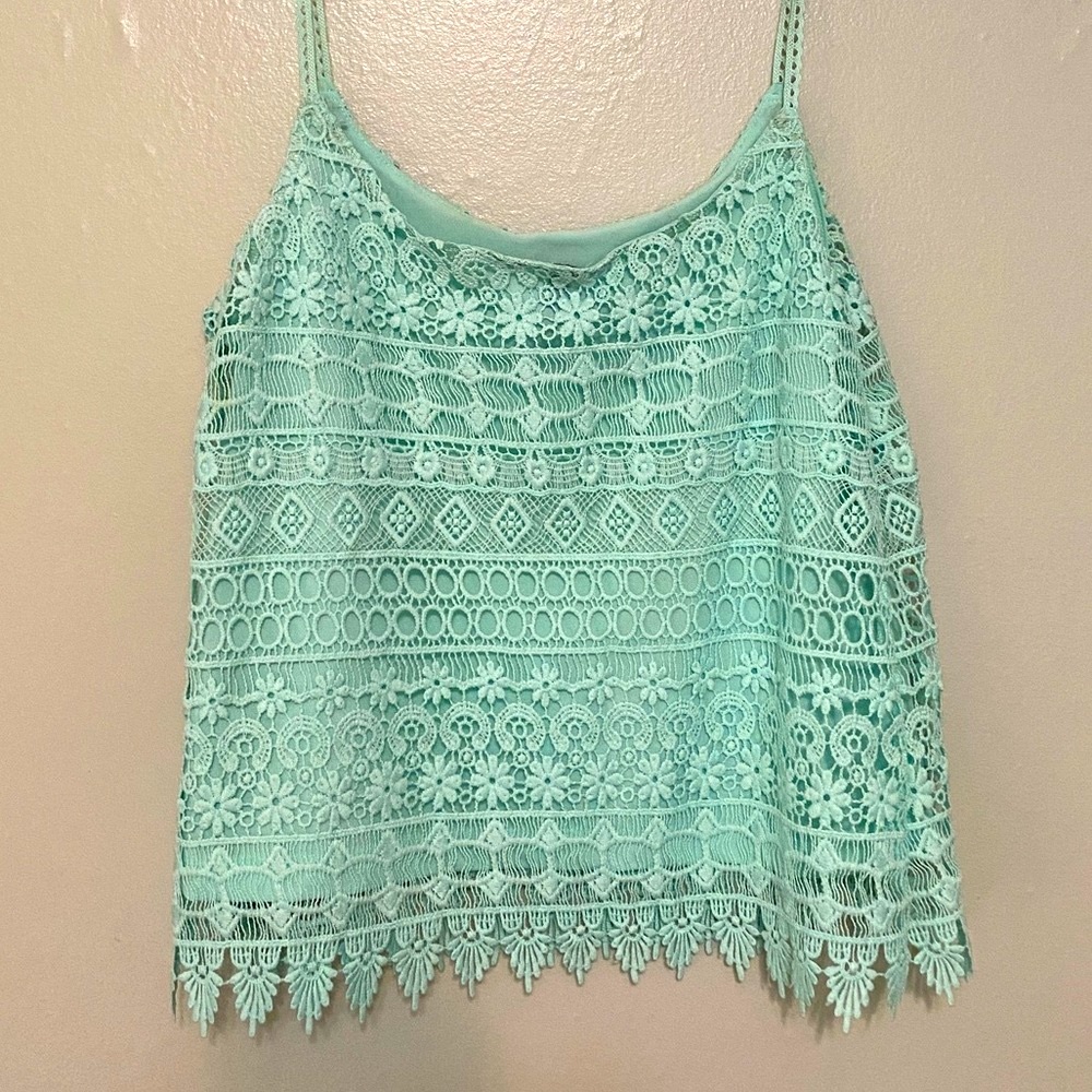Crochet tank Sz small